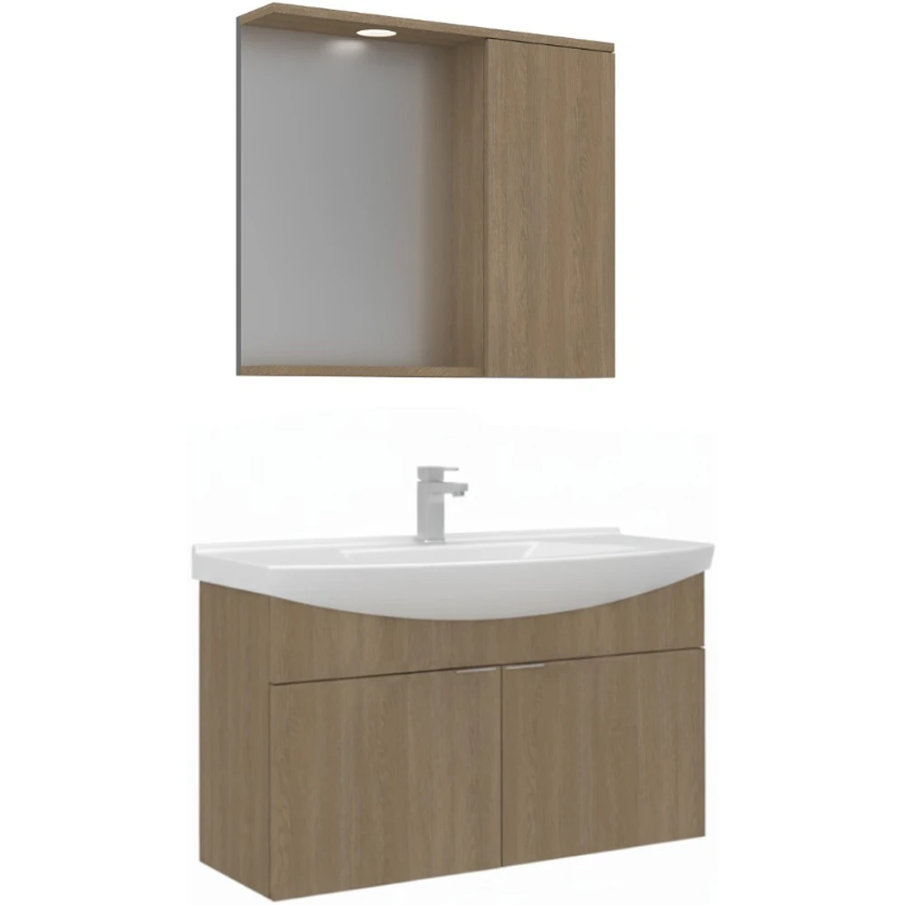 Orka Purus 100 Cm Budva Banyo Dolabı Takımı - 5007994 Hemen Al