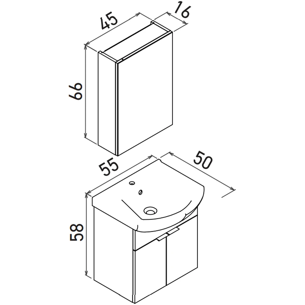 Orka Purus 55 Cm Budva Banyo Dolabı Takımı - 5008333 Hemen Al