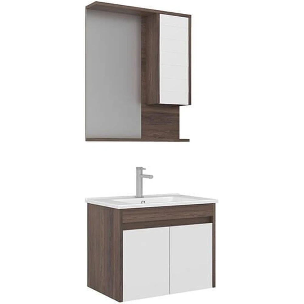 Orka Serra 65 Cm Beyaz-Navaro Banyo Dolabı Takımı Hemen Al