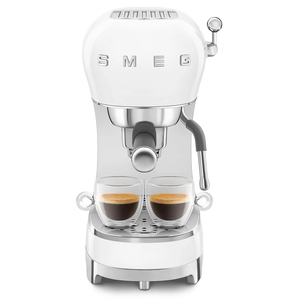 Smeg Beyaz Espresso Kahve Makinesi ECF02WHEU Hemen Al