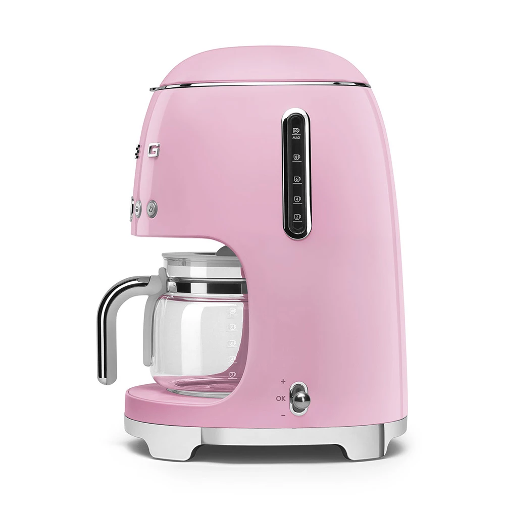 Smeg Pembe Filtre Kahve Makinesi DCF02PKEU Hemen Al