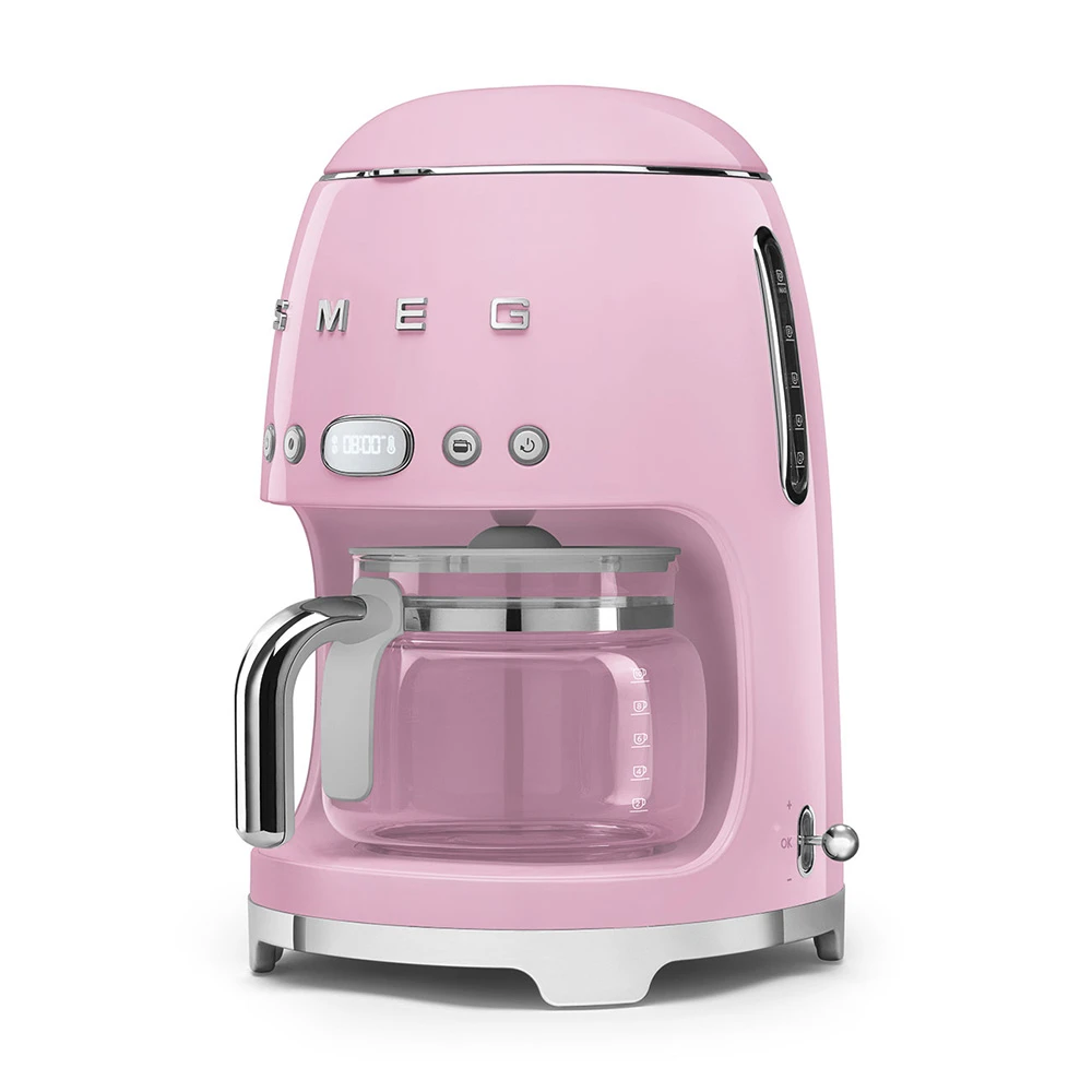 Smeg Pembe Filtre Kahve Makinesi DCF02PKEU Hemen Al