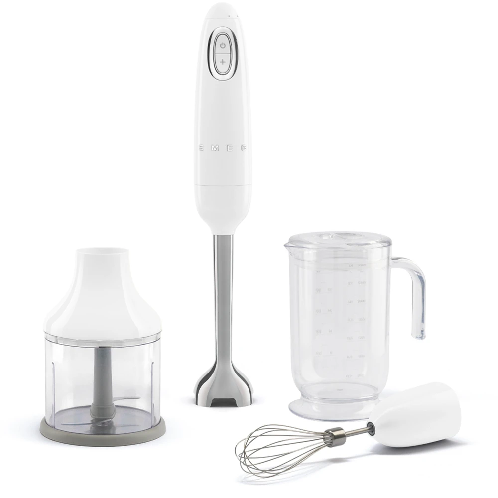 Smeg Beyaz Aksesuarlı El Blender Seti - HBF03WHEU Hemen Al