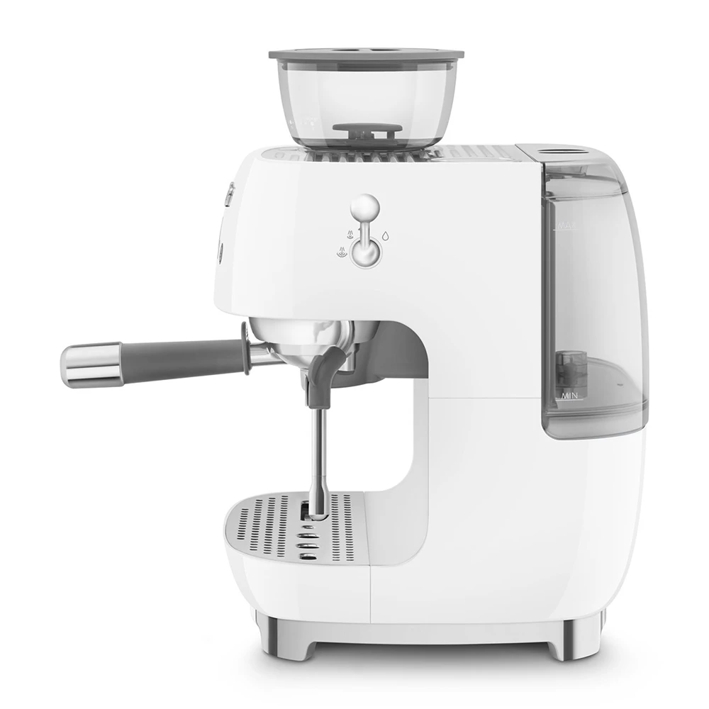 Smeg Beyaz Öğütücülü Espresso Kahve Makinesi EGF03WHEU Hemen Al