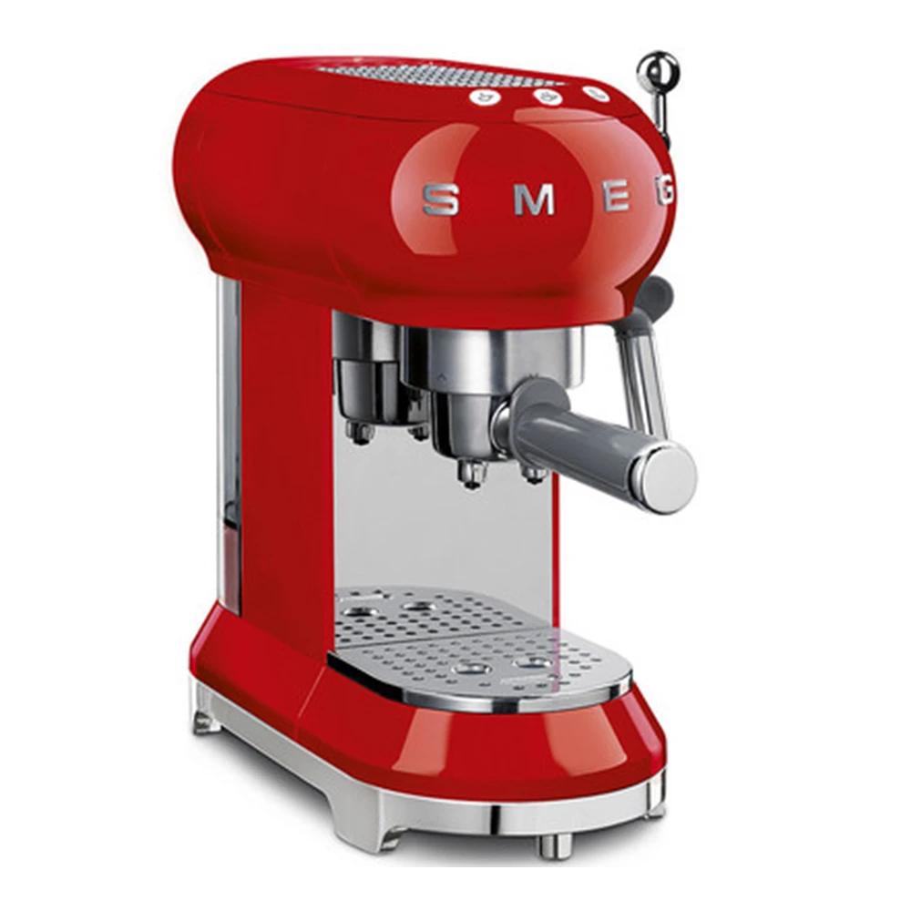 Smeg Kırmızı Espesso Kahve Makinası ECF01RDEU Hemen Al