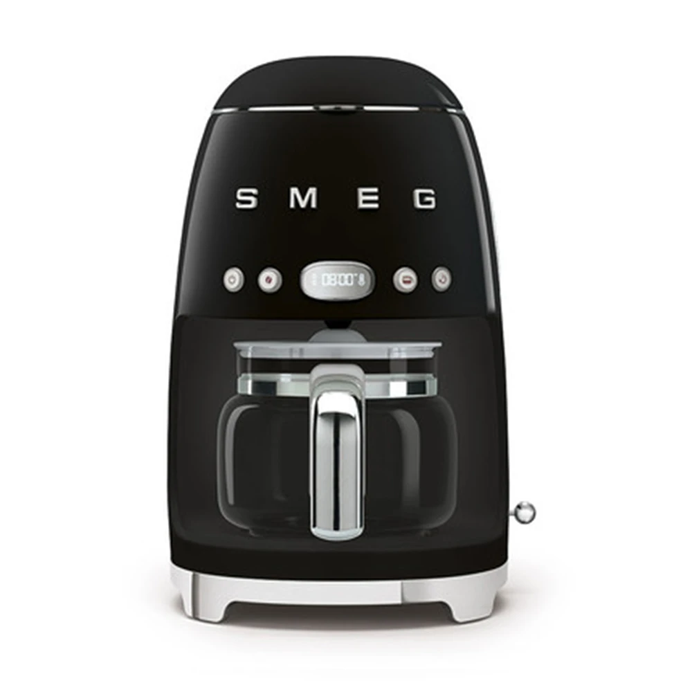 Smeg Siyah Filtre Kahve Makinası DCF02BLEU Hemen Al