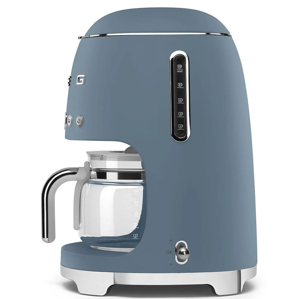 Smeg Fırtına Mavisi Filtre Kahve Makinesi - DCF02SBMEU Hemen Al