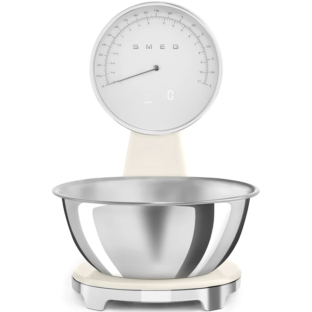 Smeg Krem Retro Analog Mutfak Tartısı - KSF01CRWW Hemen Al