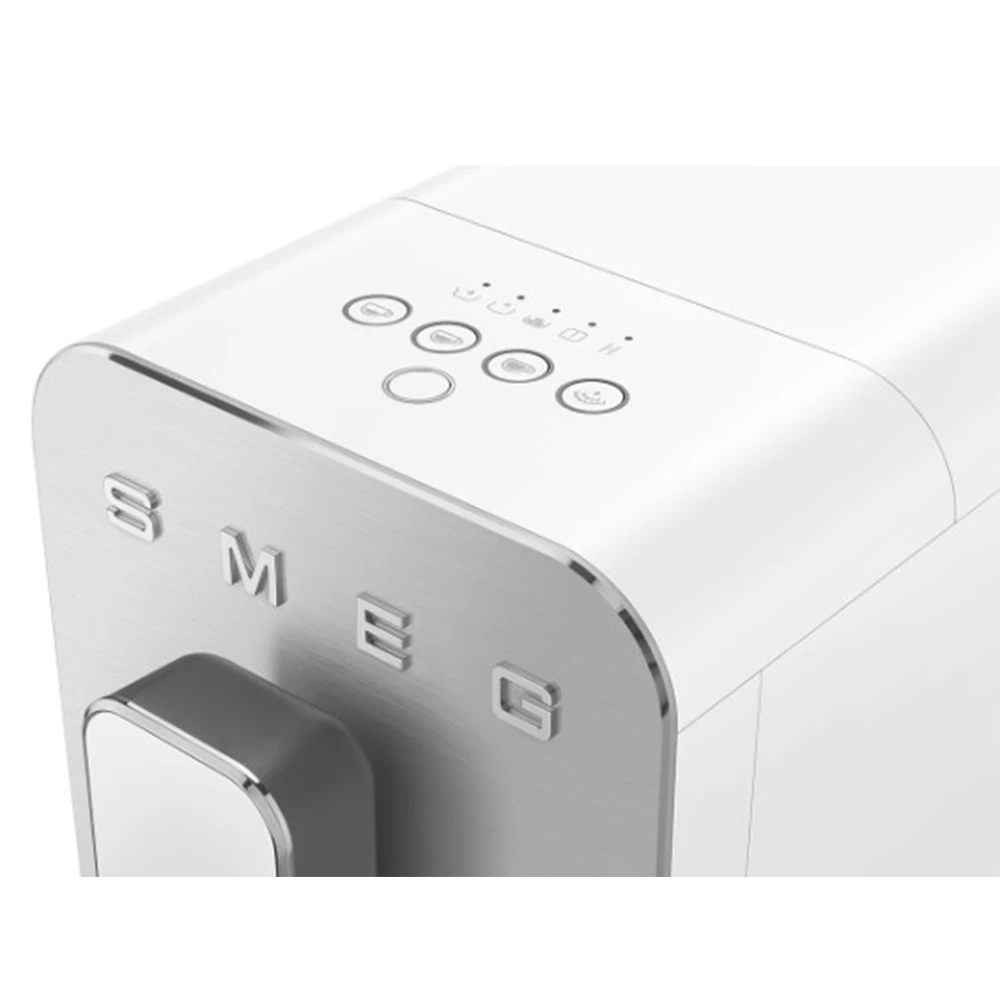 Smeg Mat Beyaz Buhar Çubuklu Espresso Kahve Makinesi - BCC12WHMEU Hemen Al