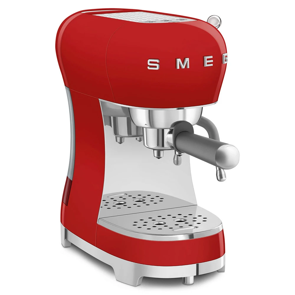 Smeg Kırmızı Espresso Kahve Makinesi ECF02RDEU Hemen Al