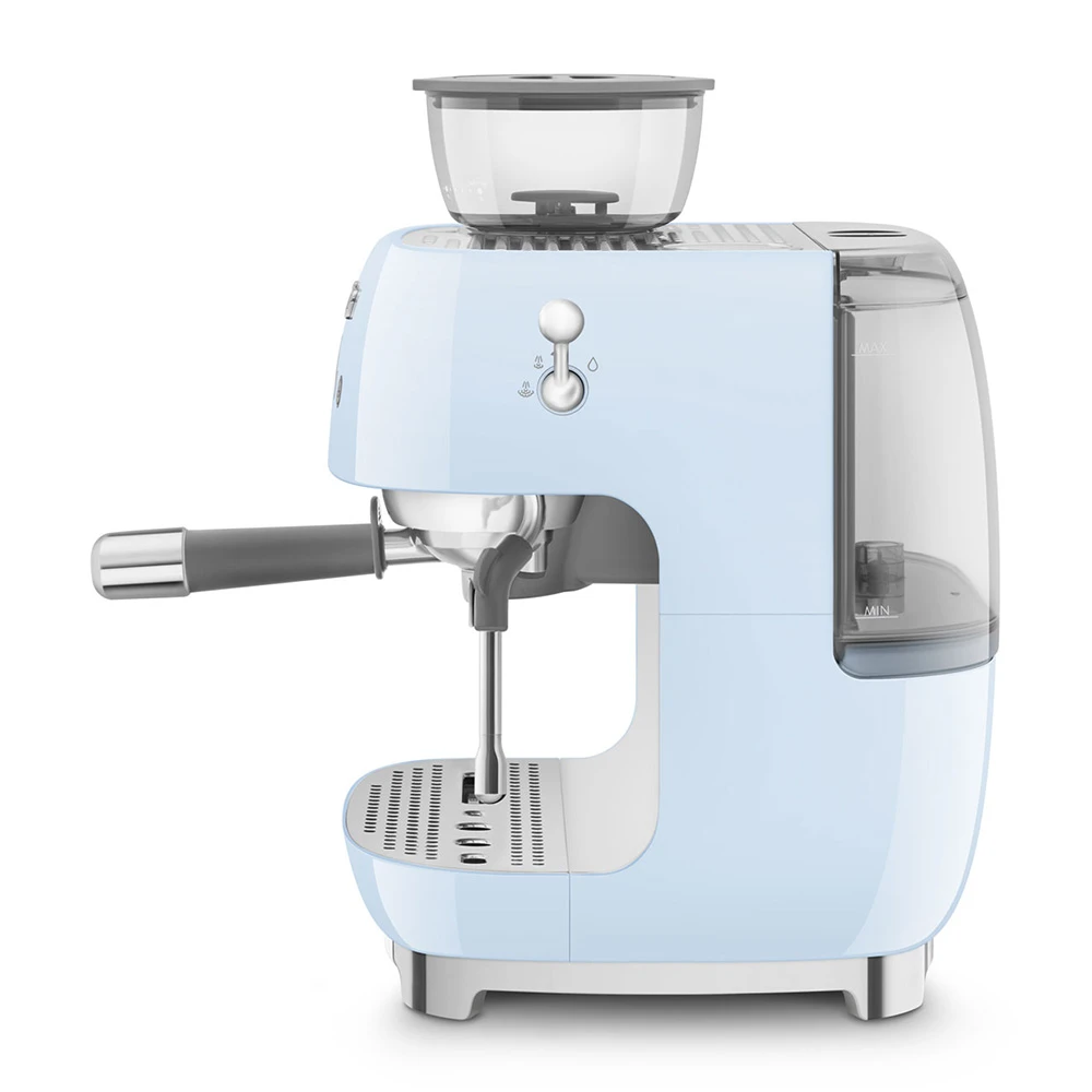 Smeg Pastel Mavi Öğütücülü Espresso Kahve Makinesi EGF03PBEU Hemen Al