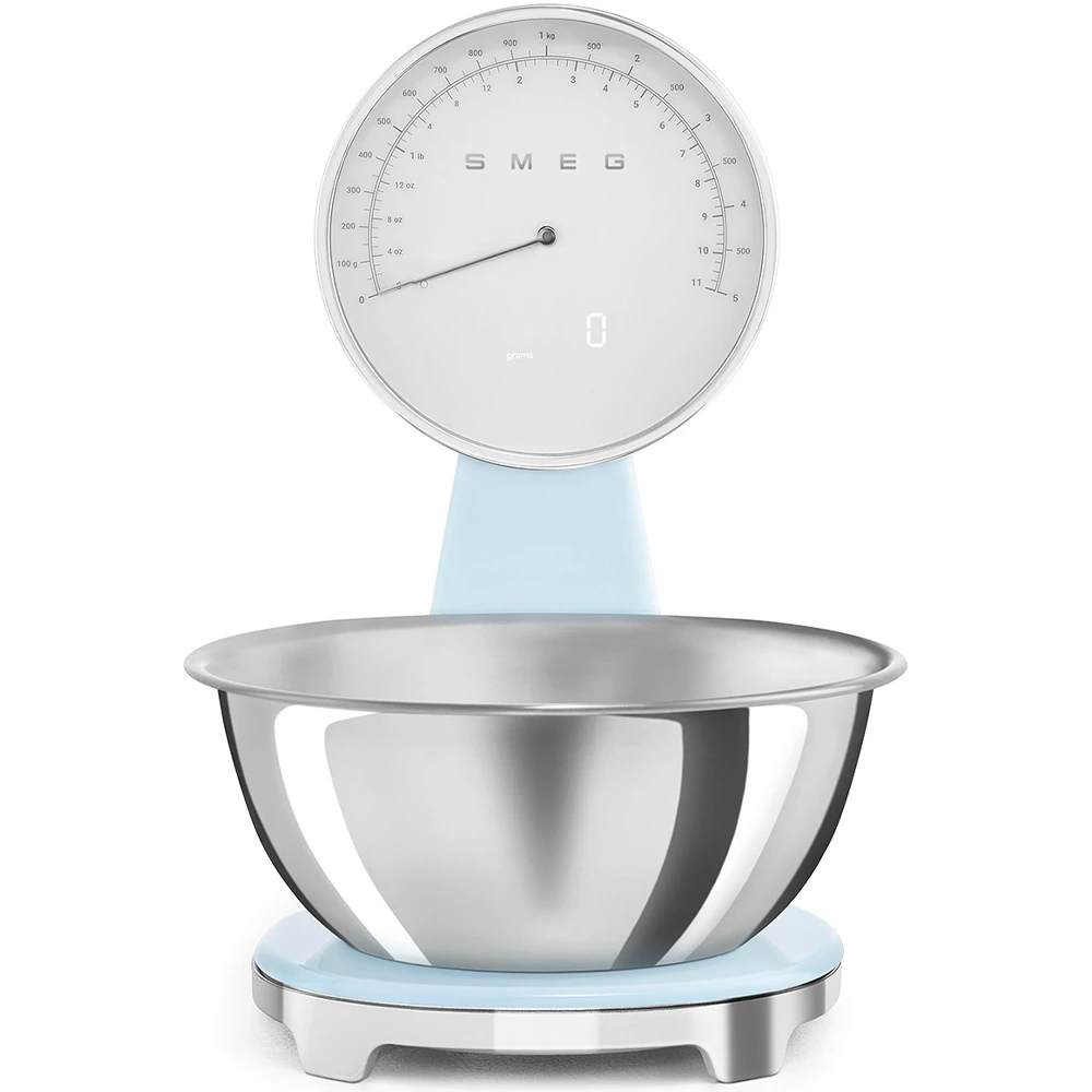 Smeg Pastel Mavi Retro Analog Mutfak Tartısı - KSF01PBWW Hemen Al