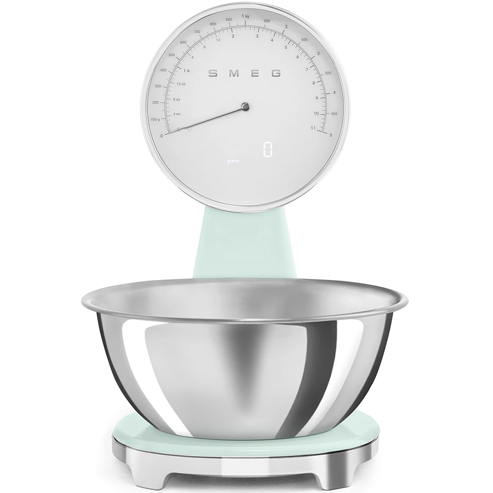 Smeg Pastel Yeşil Retro Analog Mutfak Tartısı - KSF01PGWW Hemen Al
