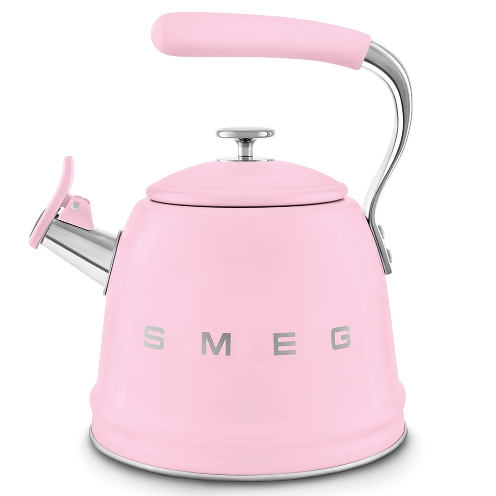 Smeg Düdüklü Pembe Retro Su Isıtıcı  - CKLW2001PK Hemen Al