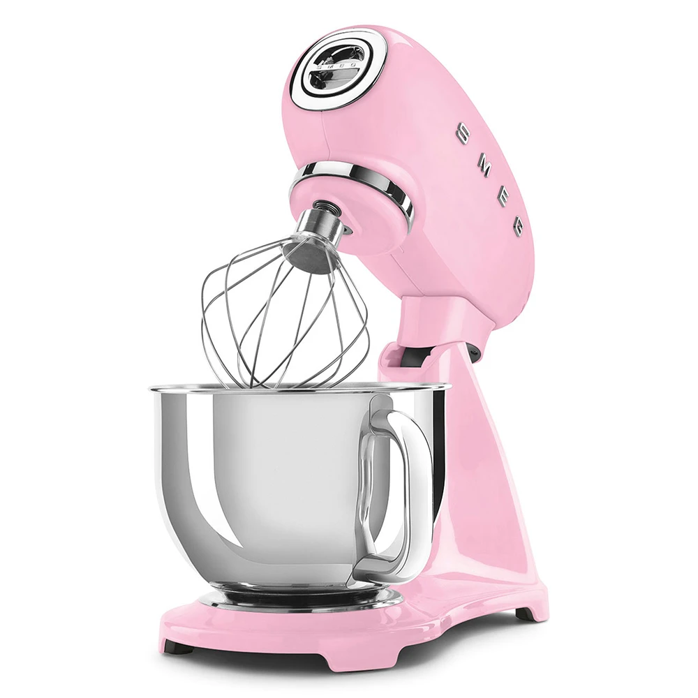 Smeg Pembe Hamur Karıştırma Makinesi SMF03PKEU Hemen Al