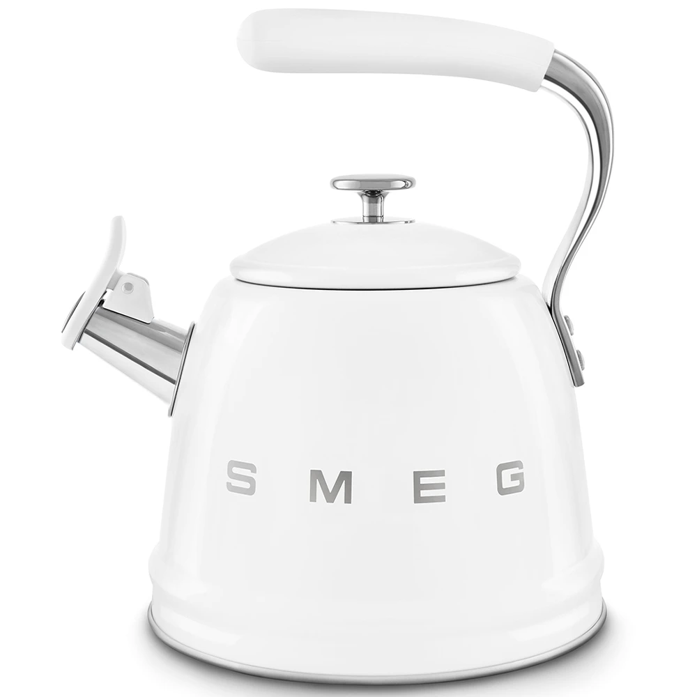 Smeg Retro Beyaz Islık Kettle CKLW2001WH Hemen Al
