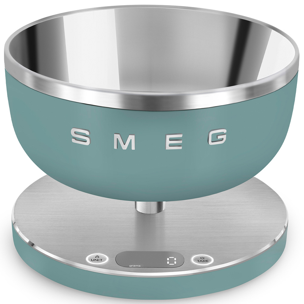 Smeg Retro Zümrüt Yeşili Tezgahüstü Dijital Mutfak Tartısı KSC01EGMWW Hemen Al
