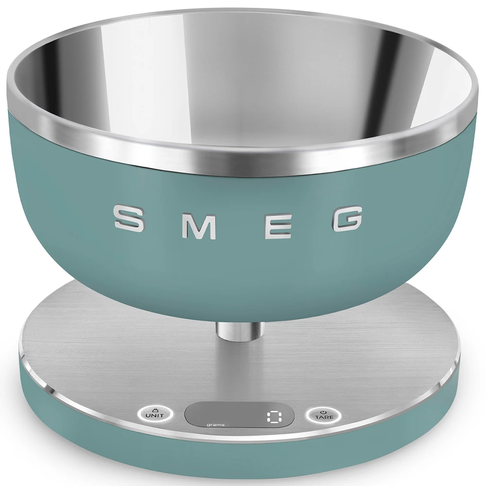 Smeg Retro Zümrüt Yeşili Tezgahüstü Dijital Mutfak Tartısı KSC01EGMWW Hemen Al