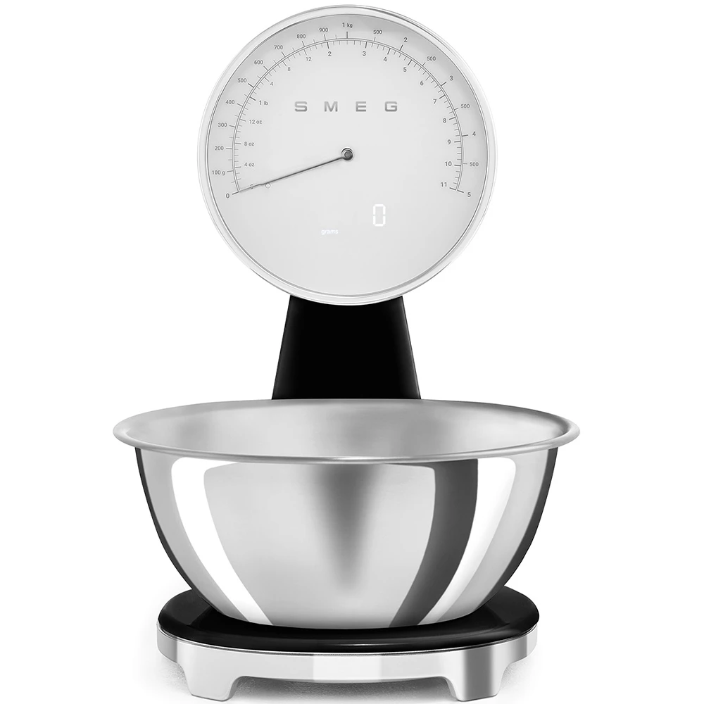 Smeg Siyah Retro Analog Mutfak Tartısı - KSF01BLWW Hemen Al