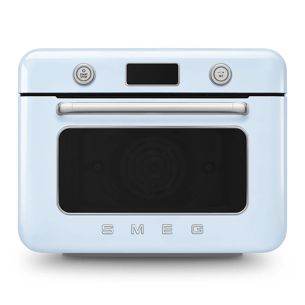 Smeg Tezgah Üstü Kombi Buharlı Pastel Mavi Fırın COF01PBEU Hemen Al