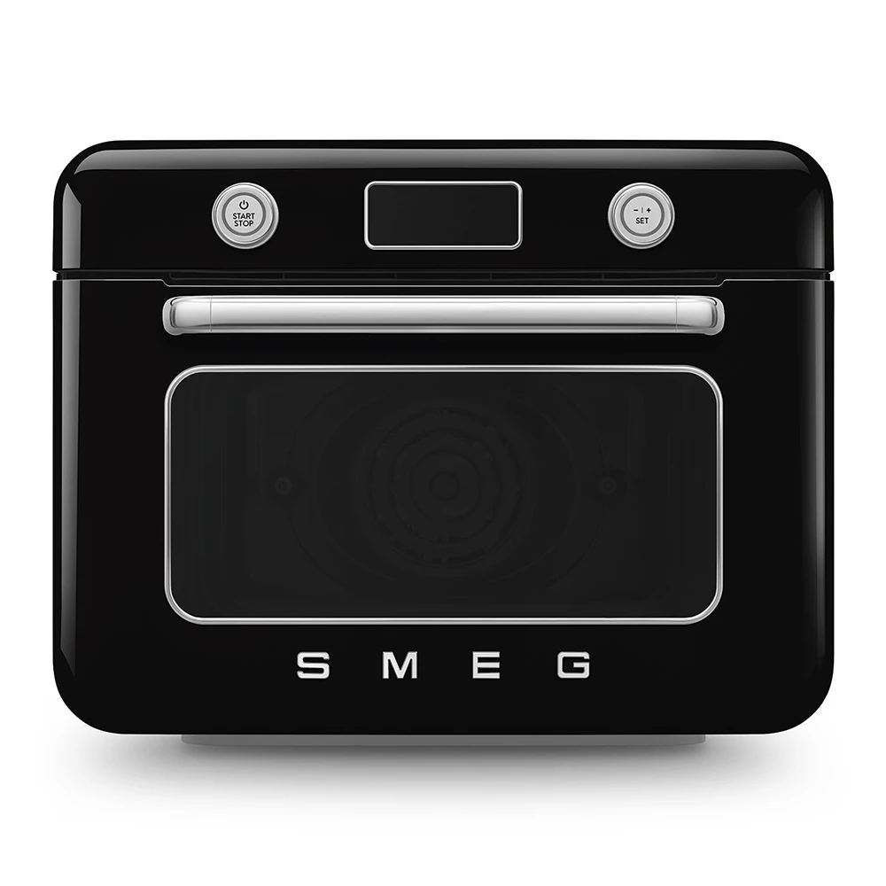 Smeg Tezgah Üstü Kombi Buharlı Siyah Fırın COF01BLEU Hemen Al