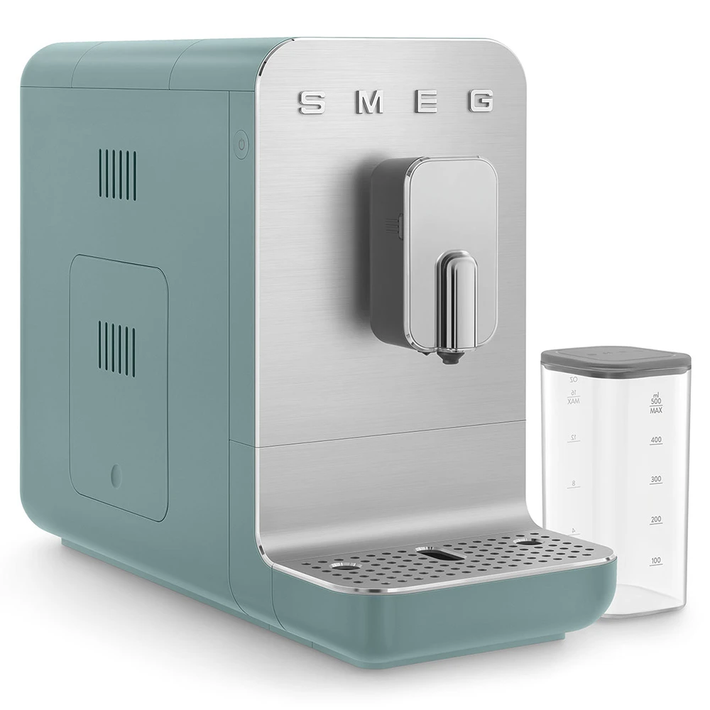 Smeg Zümrüt Yeşili Süt Sistemli Otomatik Espresso Kahve Makinesi BCC13EGMEU Hemen Al