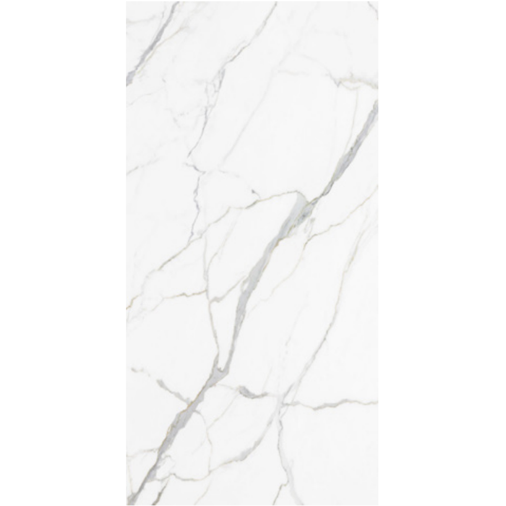 Kalebodur Calacatta Unique Modül A 6 mm Parlak Sinterflex Porselen Karo 120x280 Hemen Al