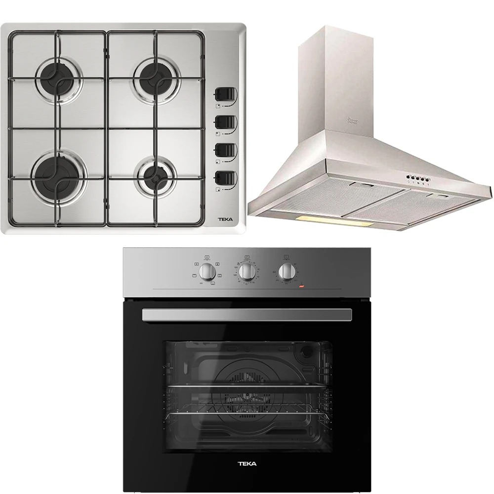 Teka Chef1 Ankastre Set (Fırın+Ocak+Davlumbaz) Hemen Al
