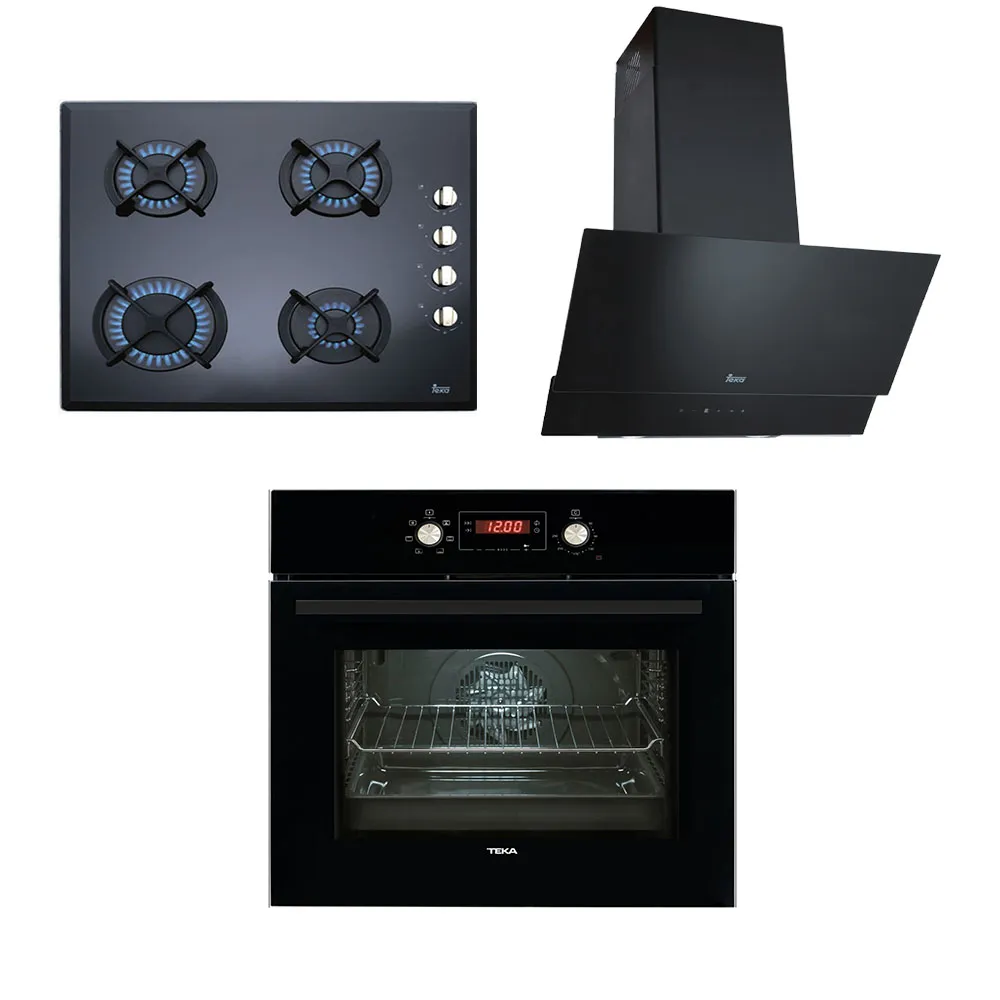 Teka Chef7 Ankastre Set (Fırın+Ocak+Davlumbaz) Hemen Al