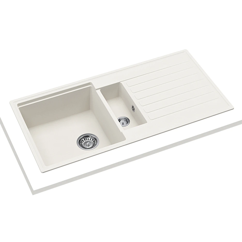 Teka Cliff 60 B-TQ Beyaz Granit Evye Hemen Al