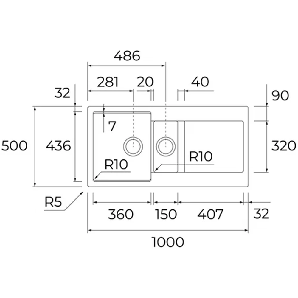 Teka Clivo 60 B-TQ Plus Siyah Granit Eviye Hemen Al