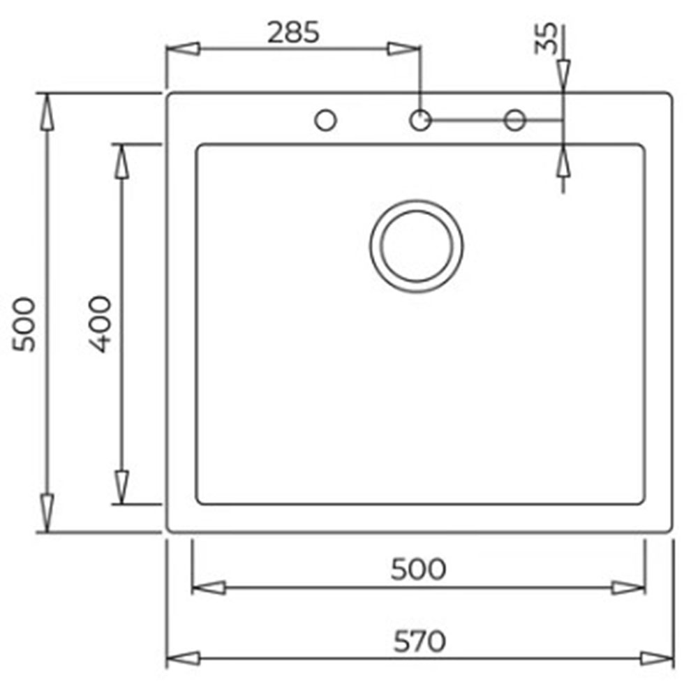 Teka ForSquare 50.40 TG Tek Hazneli Beyaz Tegranite Eviye 115230009 Hemen Al