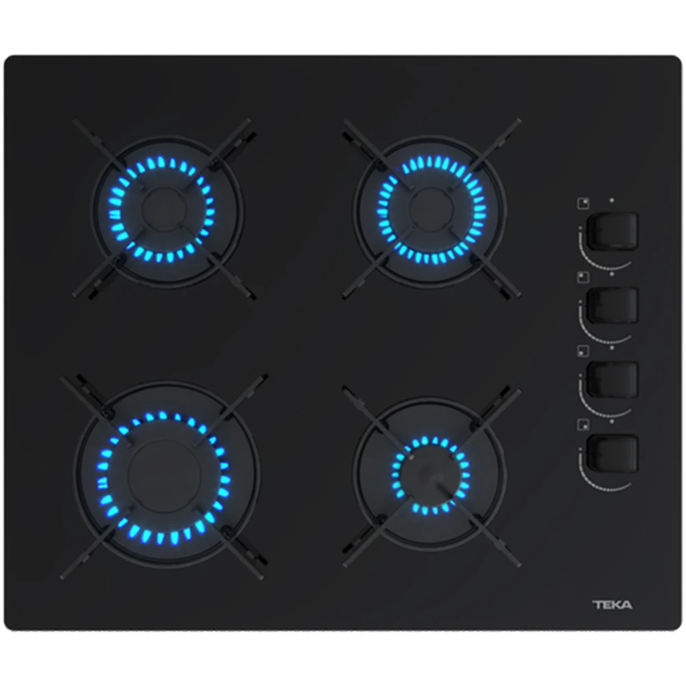 Teka GBE 64002 KB 60 Cm Siyah Camlı Gazlı Ocak Hemen Al