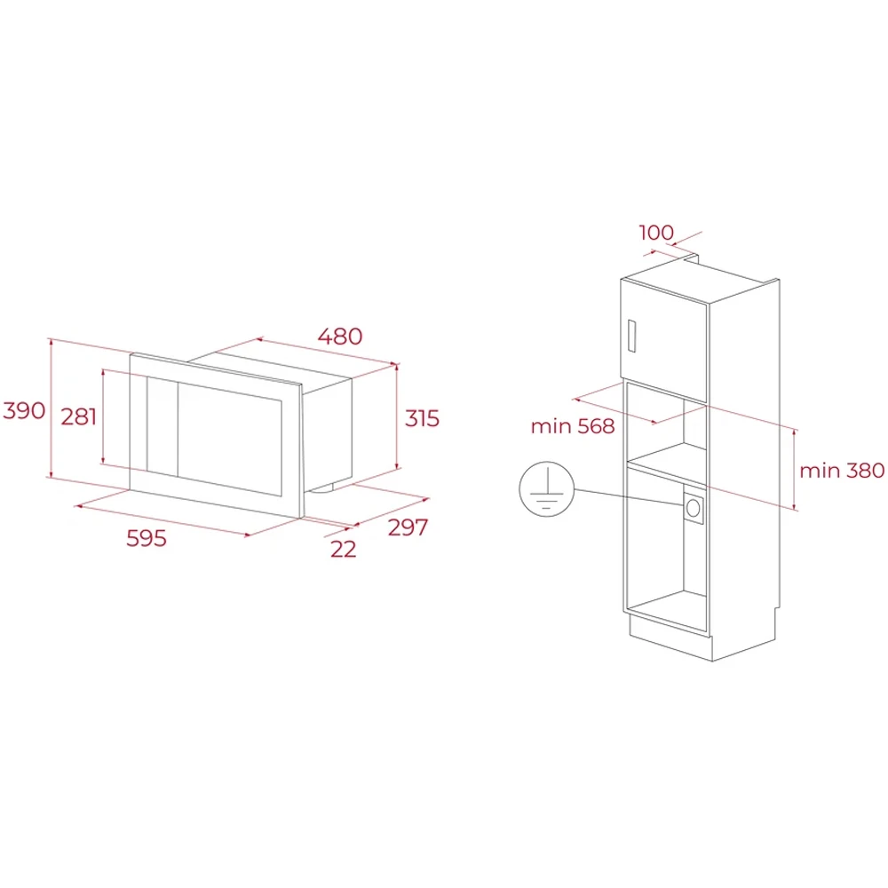 Teka ML 8200 BIS Siyah Cam Ankastre Mikrodalga Fırın Hemen Al