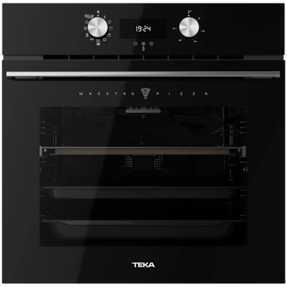 Teka MaestroPizza HLB 8510 P Siyah Cam Fırın Hemen Al