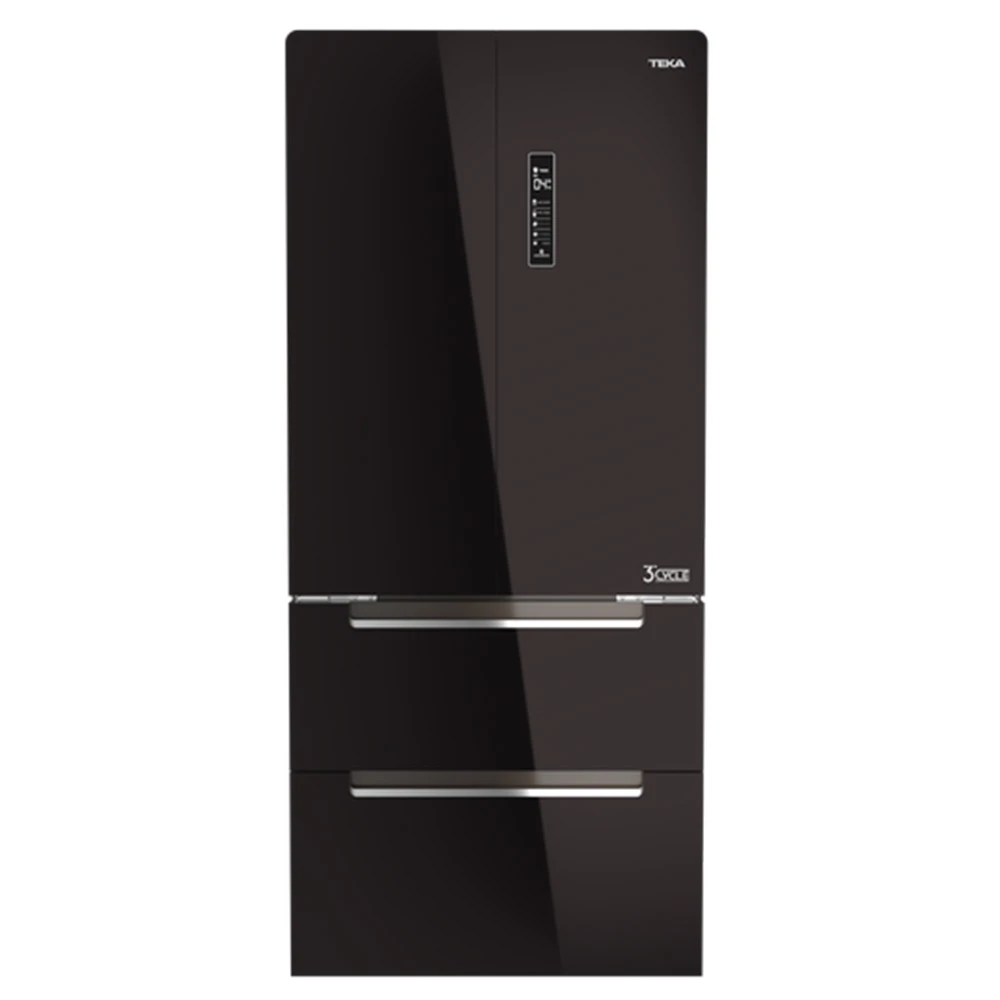 Teka RFD 77820 Gardırop Tipi Siyah Cam Solo Buzdolabı Hemen Al
