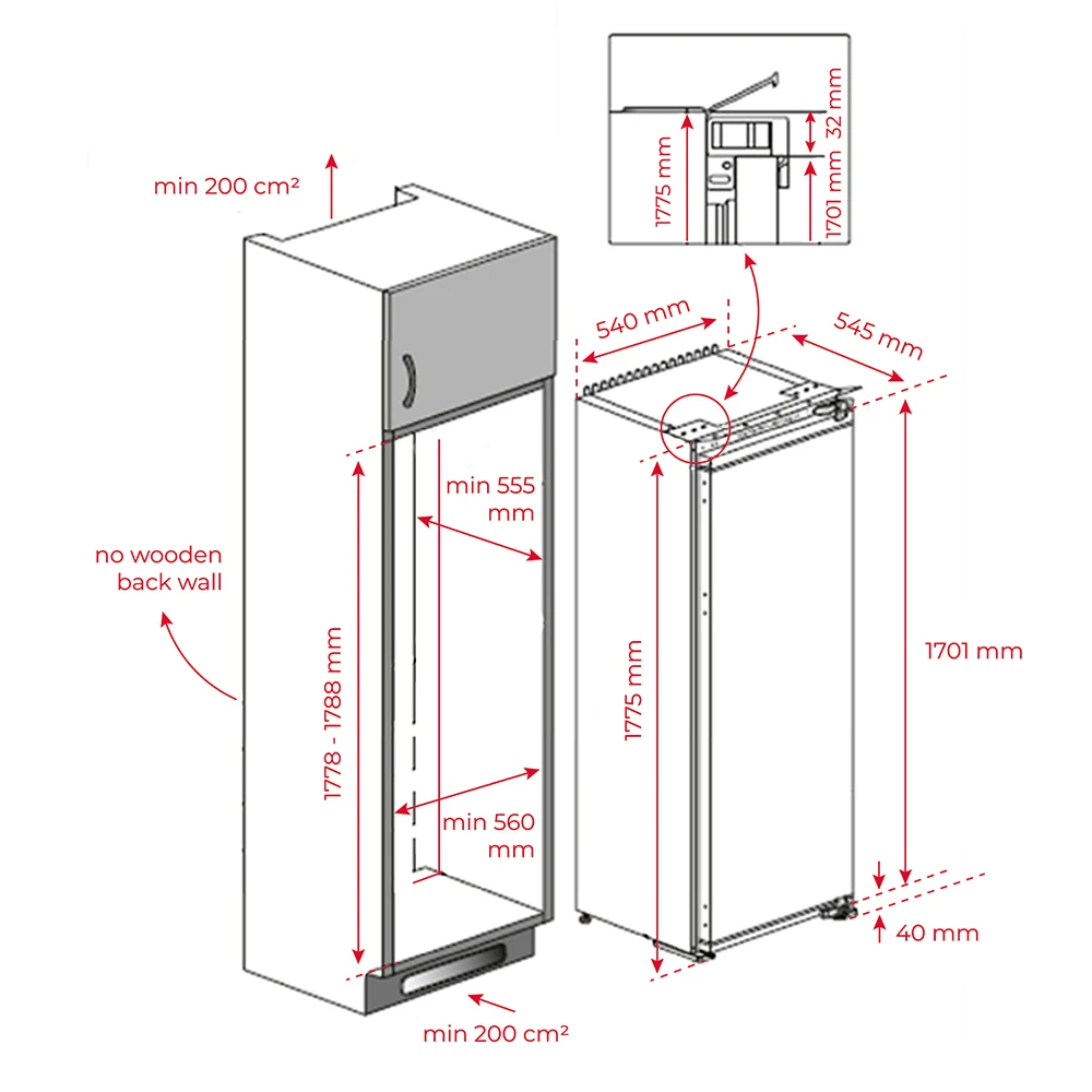 Teka RSF 73350 FI Ankastre Dondurucu Hemen Al