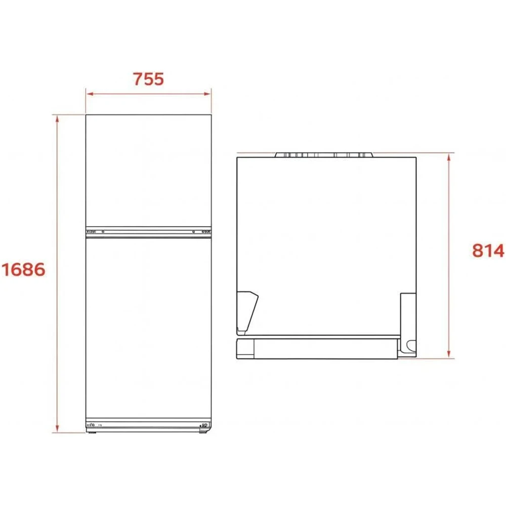 Teka RTF 54760 SS Inox Solo Buzdolabı Hemen Al