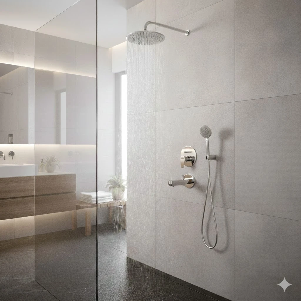 VitrA Flow Round Ankastre Duş Seti A49306 Hemen Al