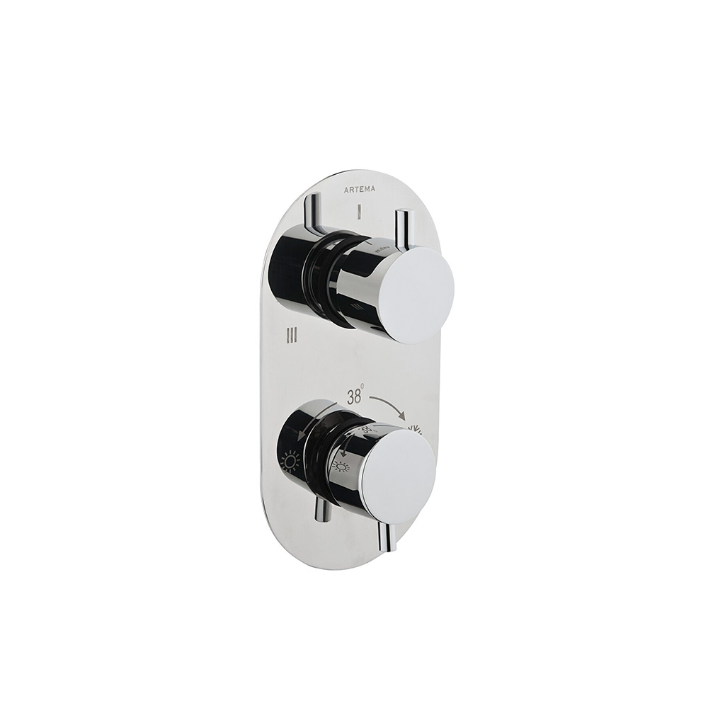 Vitra AquaHeat R2 3 Yollu Yönlendiricili Ankastre Banyo-Duş Bataryası A47117 Hemen Al