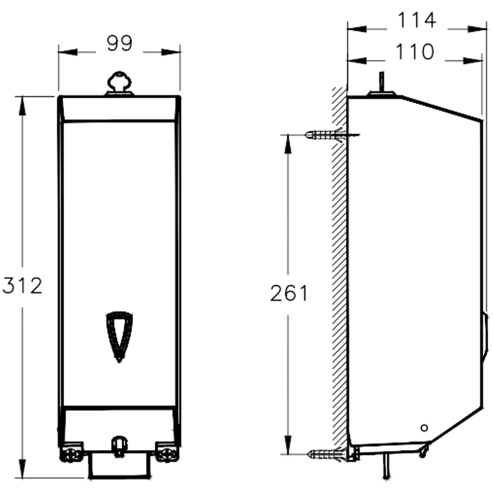 Vitra Arkitekta Parlak Paslanmaz Çelik Sıvı Sabunluk - A44030 Hemen Al