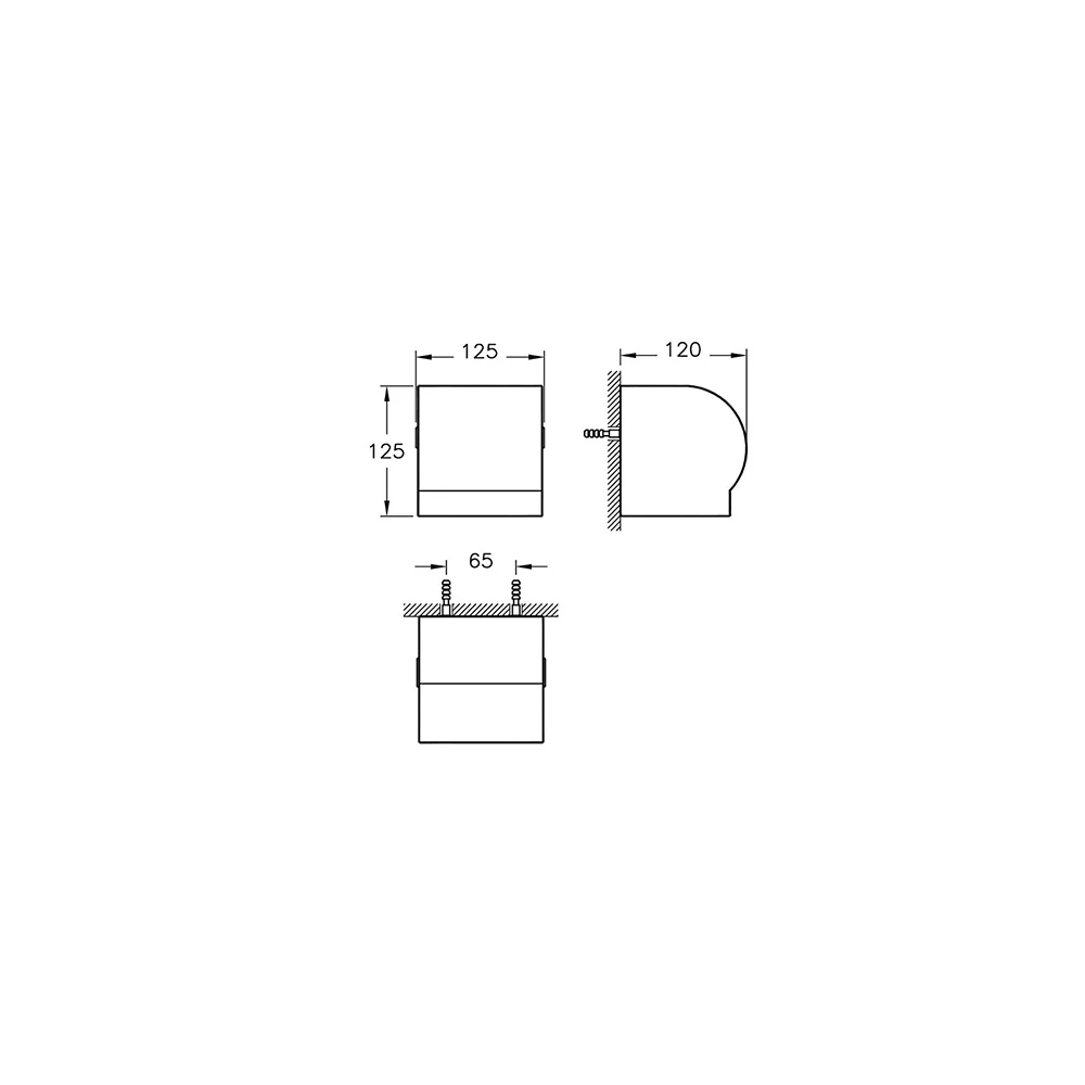 Vitra Arkitekta Paslanmaz Çelik Kapaklı Tuvalet Kağıtlığı A44381 Hemen Al