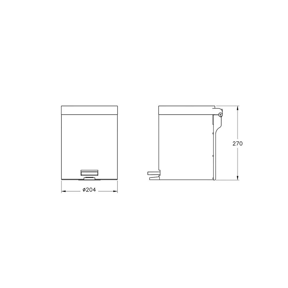 Vitra Base 300 5 Lt Siyah Çöp Kovası A4414936 Hemen Al