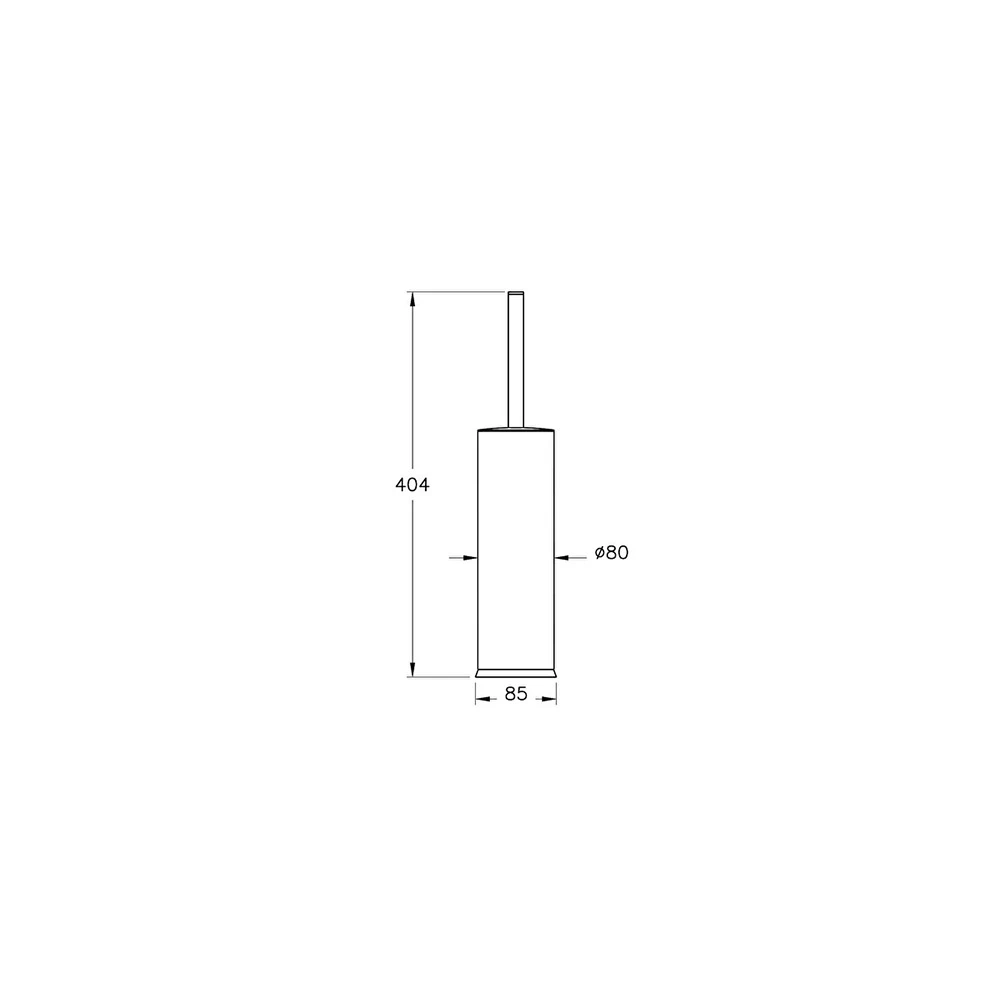 Vitra Base 300 Siyah Tuvalet Fırçalığı A4415536 Hemen Al
