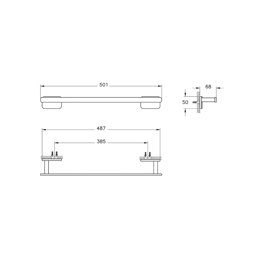 Vitra Base 600 Siyah Uzun Havluluk A4413136 Hemen Al