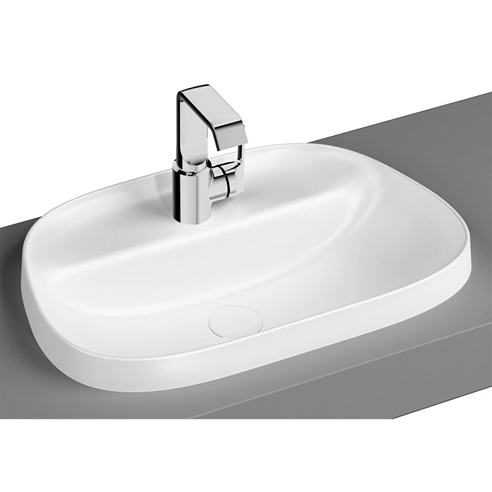 Vitra Frame 55x39 Cm Mat Beyaz Tezgahüstü Lavabo 5696B401-0041 Hemen Al