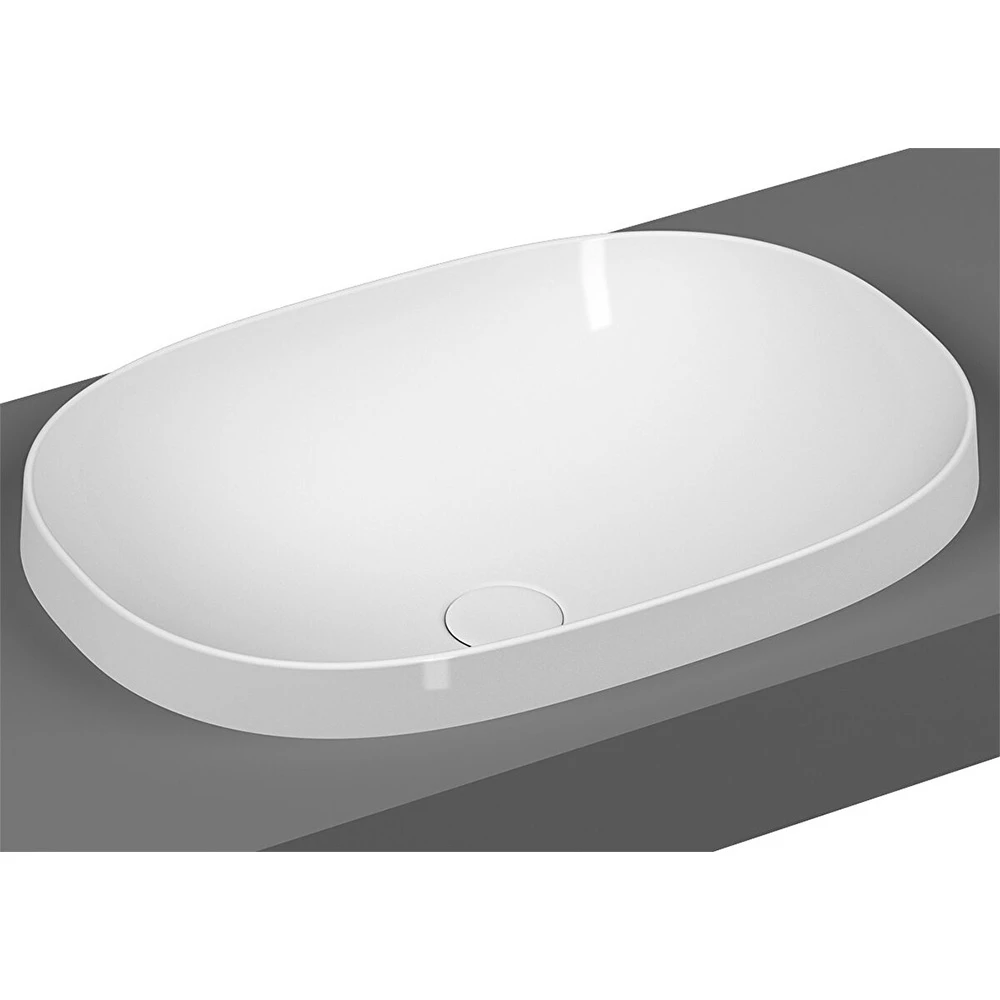 Vitra Frame 55x39 Cm Oval Tezgahüstü Lavabo 5652B403-0016 Hemen Al