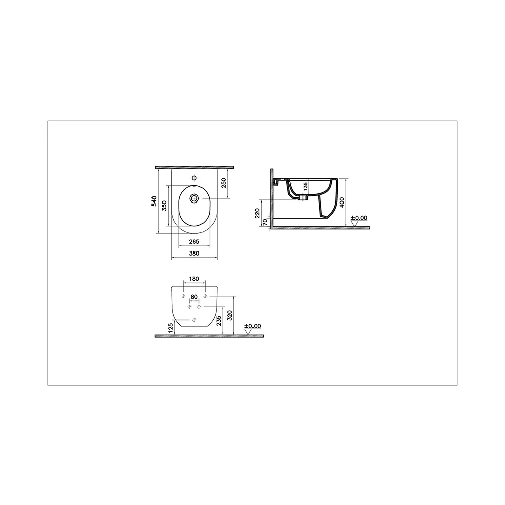 Vitra Liquid 54 Cm Asma Bide 7323B403-0288 Hemen Al