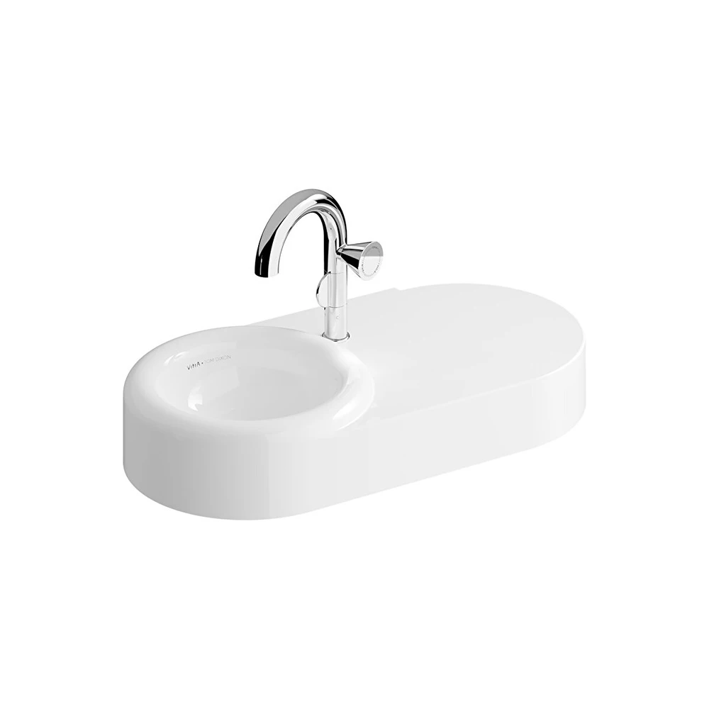 Vitra Liquid 80x41 Cm Etajerli Lavabo 7314B403-0041 Hemen Al