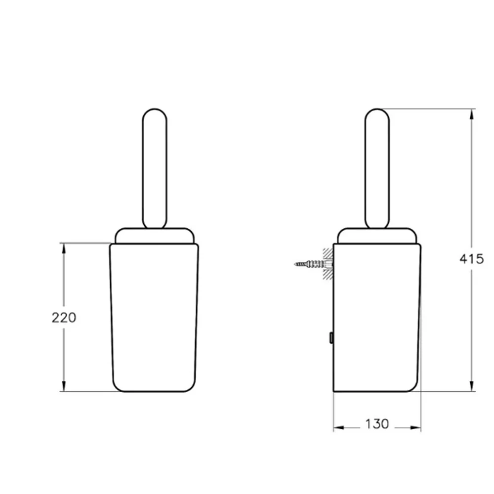Vitra Liquid Duvardan Tuvalet Fırçalığı A44566 Hemen Al